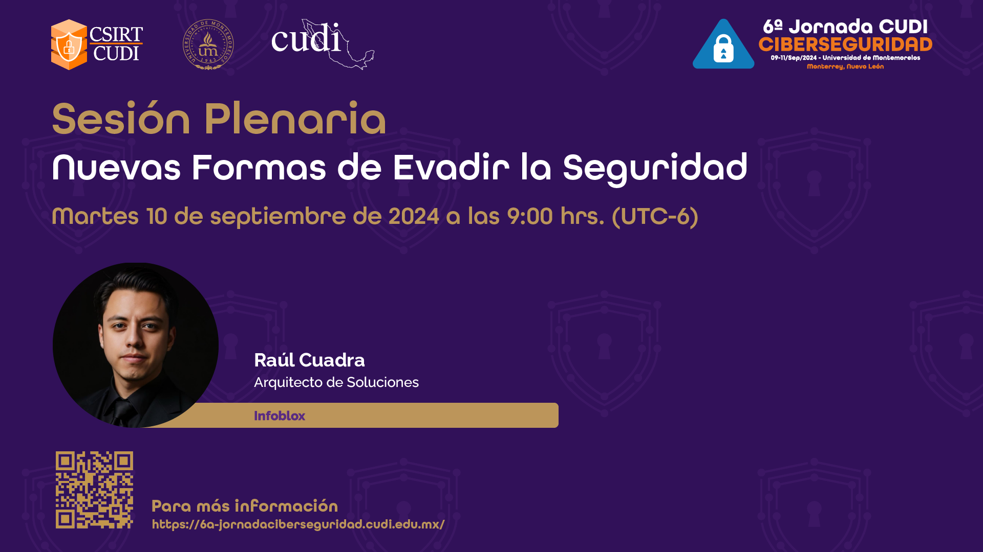 Plenaria: Nuevas formas de evadir la seguridad